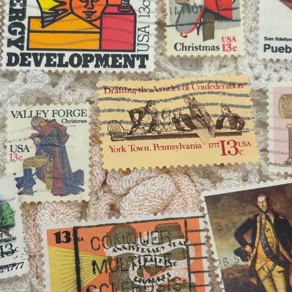 1977  commemorative stamp set. 11 stamps - Picture 3 of 6